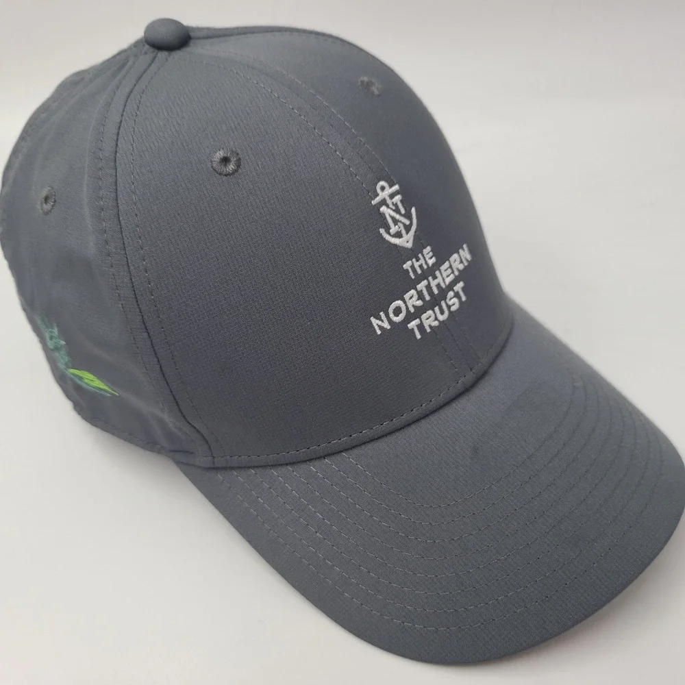 Liberty National Golf Club Hat Adjustable Nike Gray White The Northern Trust Men